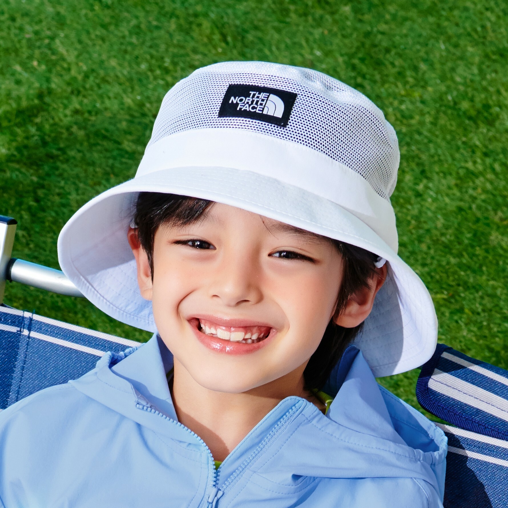 THE NORTH FACE FULL MESH HAT 童 網眼透氣 漁夫帽 帽子 白 NE3HN04T