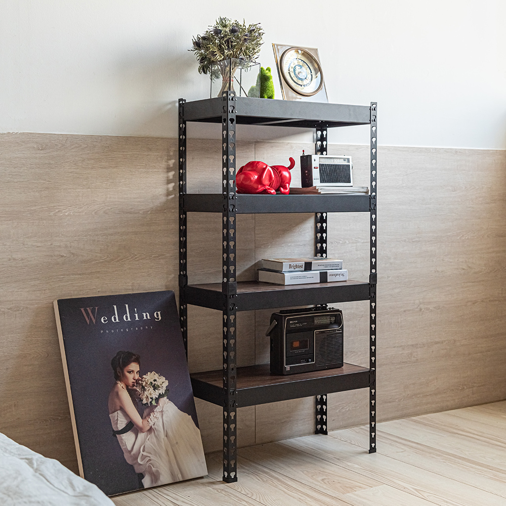 台灣 Dayneeds｜PANDA 60x30x120cm 荷重再加強四層角鋼架