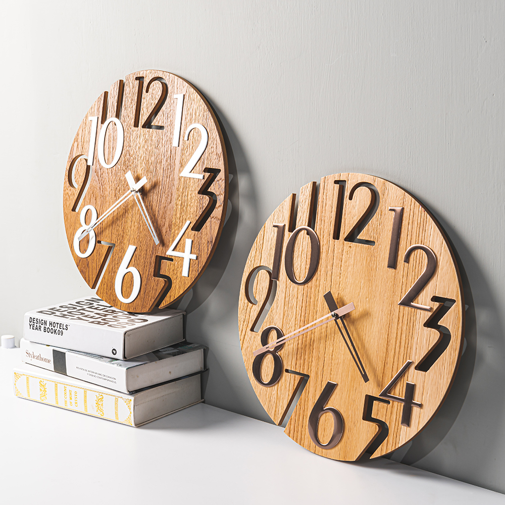 台灣 Dayneeds｜木匠時光 壁掛式時鐘