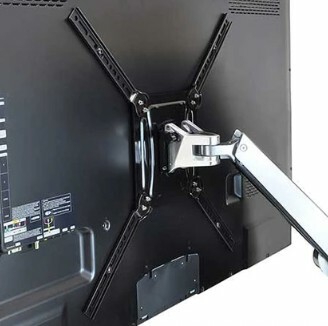  MOUNTUP 全動態電視壁掛支架,適用於大多數26-50 吋電視,最大VESA 300x300  公釐支架,旋轉傾斜延伸水平調整LED 液晶平面弧形電視,最高可達