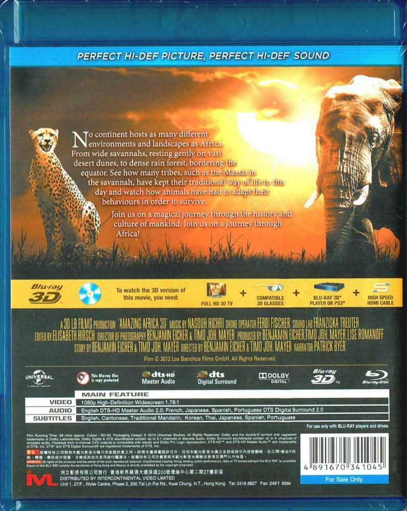 Amazing Africa (3D+2D Blu-ray) (2013)