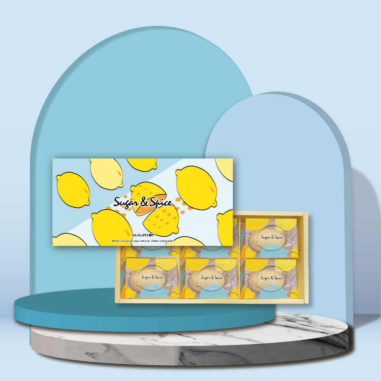 【彌月試吃】拾光檸檬蛋糕6入禮盒 LM01 - 糖村