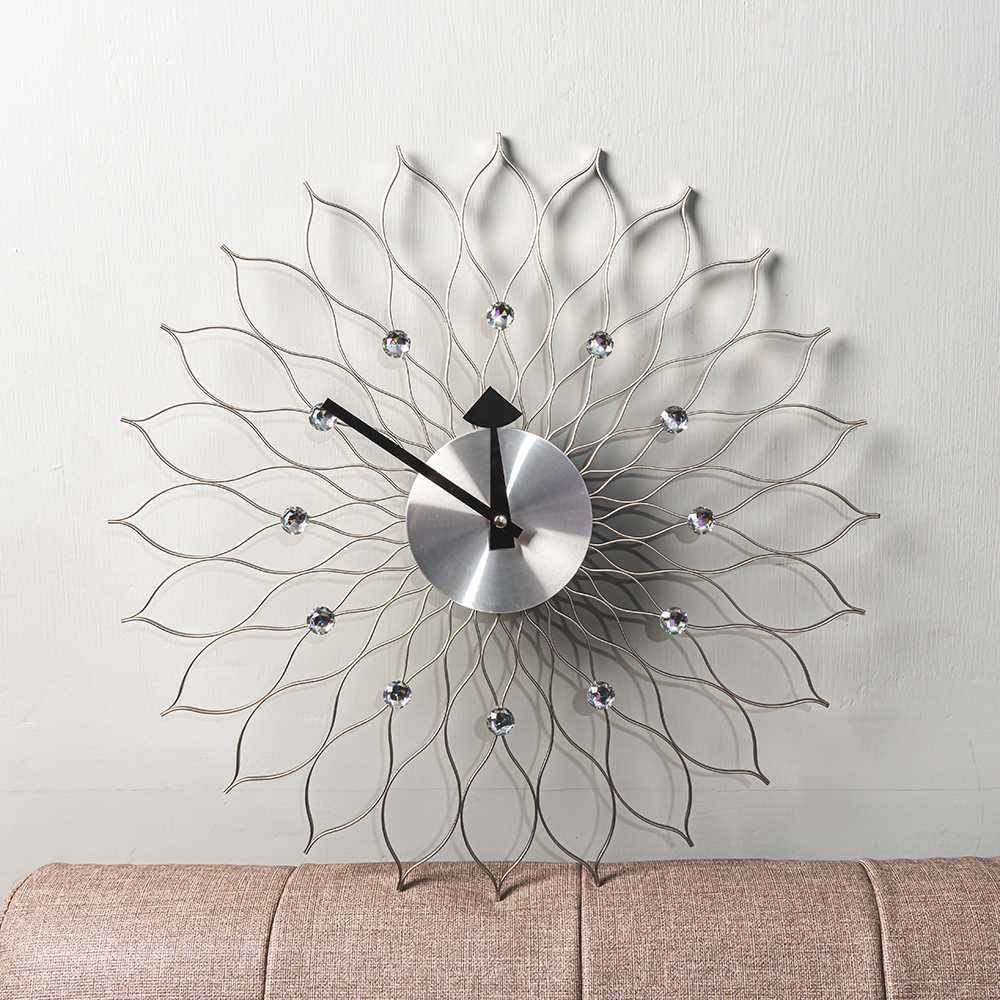 台灣 Dayneeds｜萬花水波紋 壁掛式時鐘