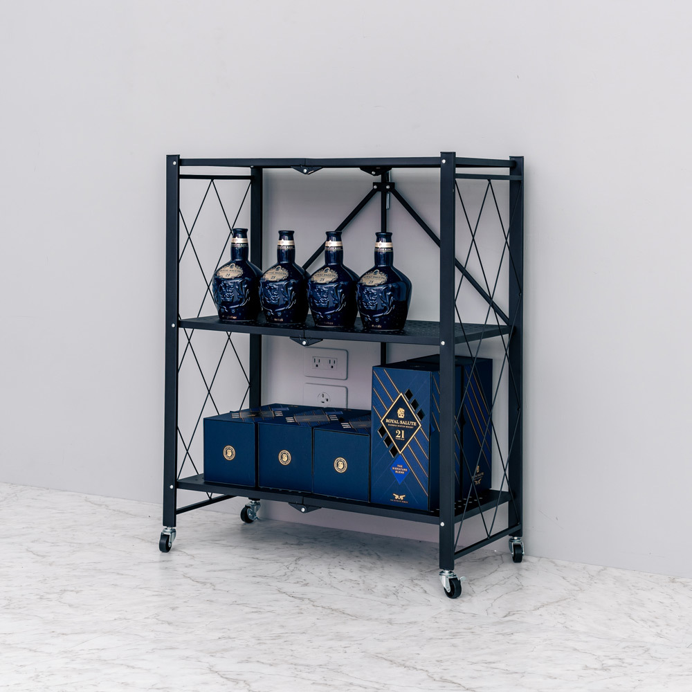 台灣 Dayneeds｜免安裝折疊角鋼貨架 [三層]