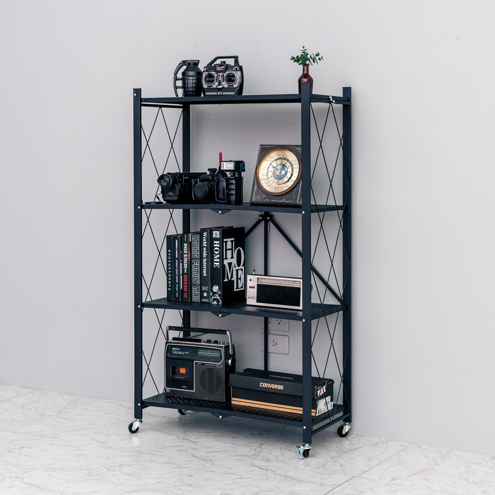 台灣 Dayneeds｜免安裝折疊角鋼貨架 [四層]