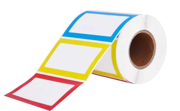 彩色姓名卷貼紙  CT14