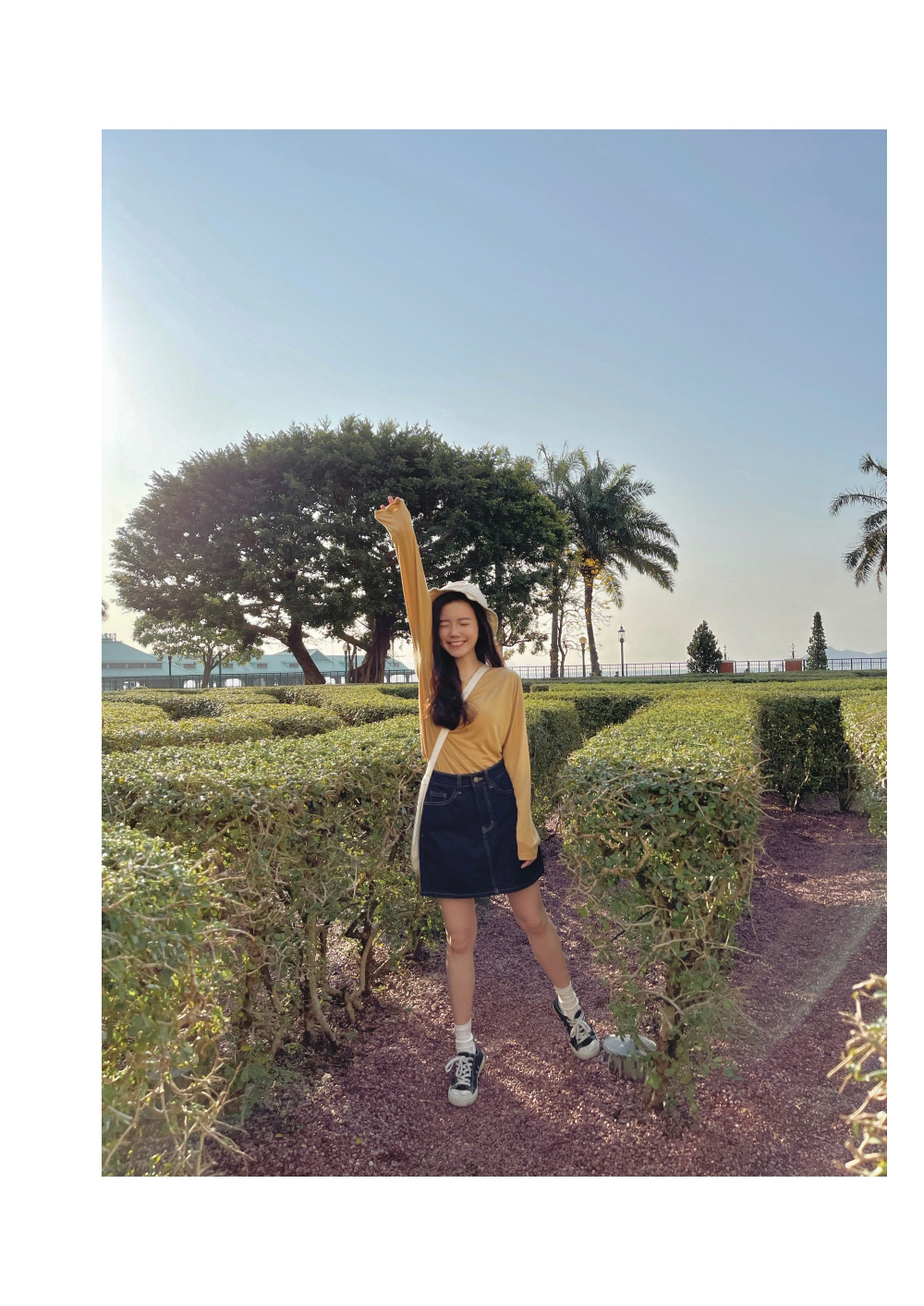 春夏秋冬必備高腰A字牛仔裙