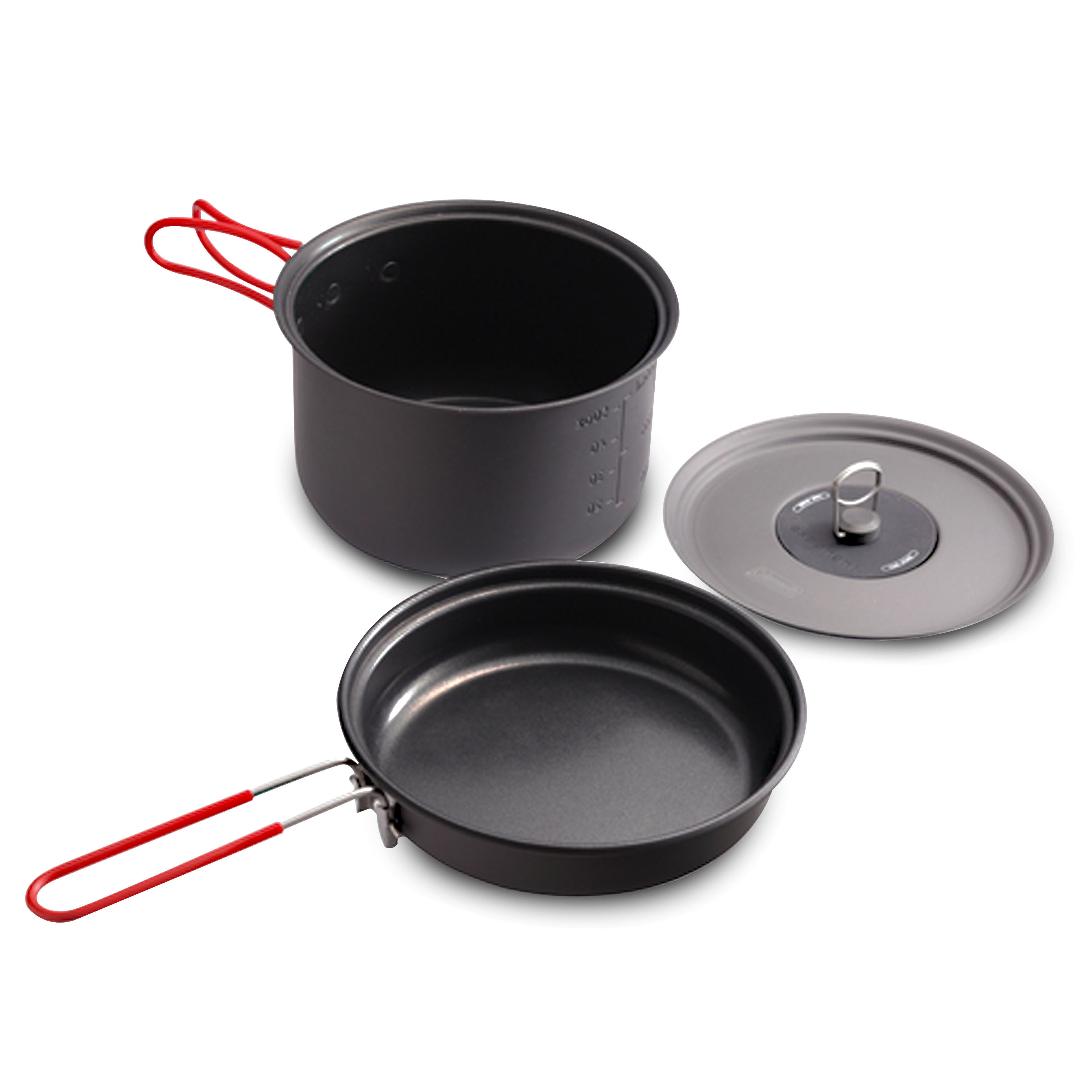 美國品牌Coleman 鋁質露營煮食煲及煎鍋連袋 -2000010530