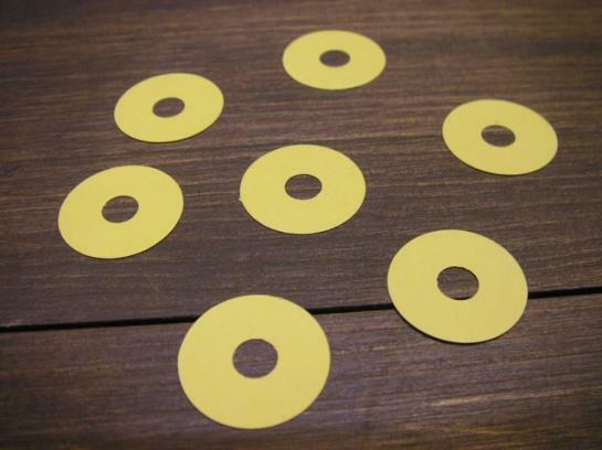 日本進口 渡邊商店 鋼琴鍵盤紙圈(大) 紙墊圈 100片/包 鍵盤墊片