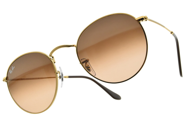 【RayBan】RB3447 9001A5-53mm 經典ROUND復古圓框太陽眼鏡 ♥