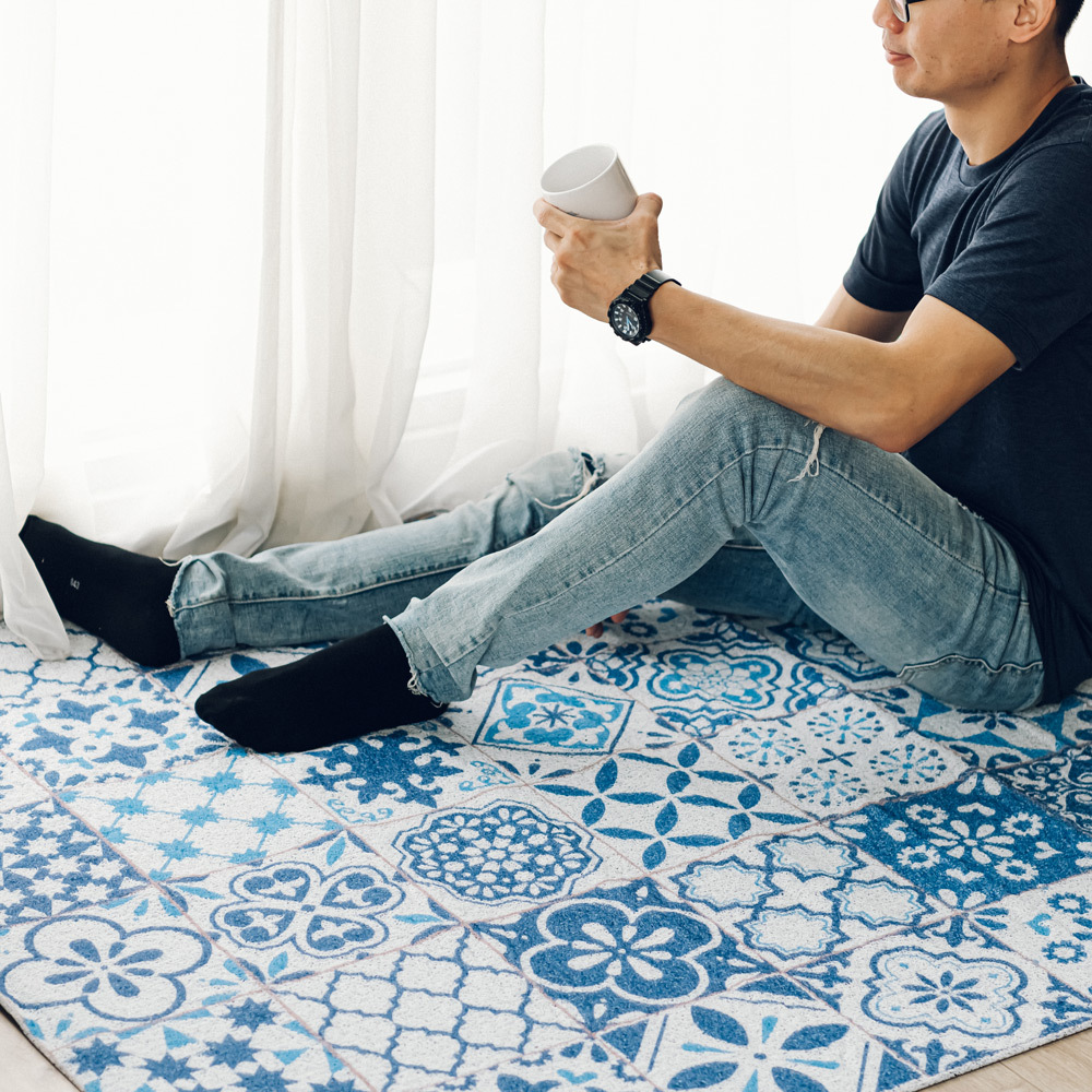 台灣 Dayneeds｜異國風情絲圈地墊 120x80cm