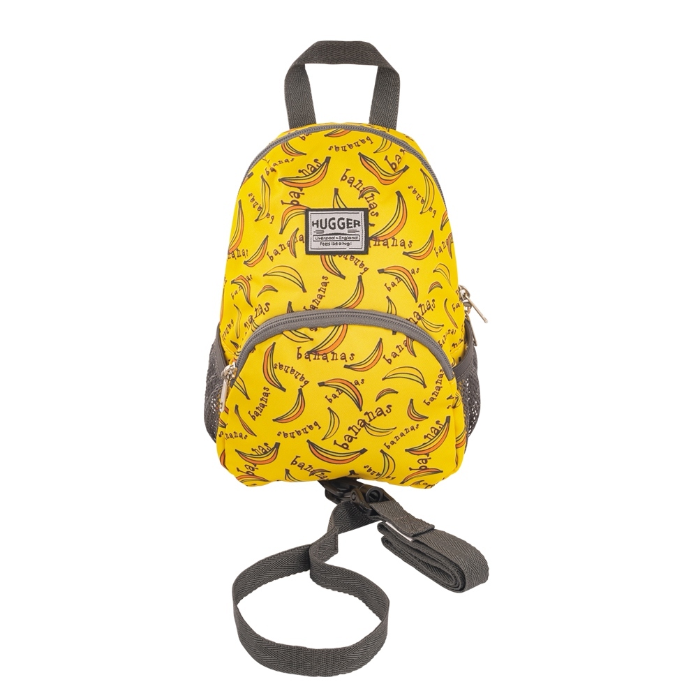 Toddler Backpack With Safety Leash , Banana