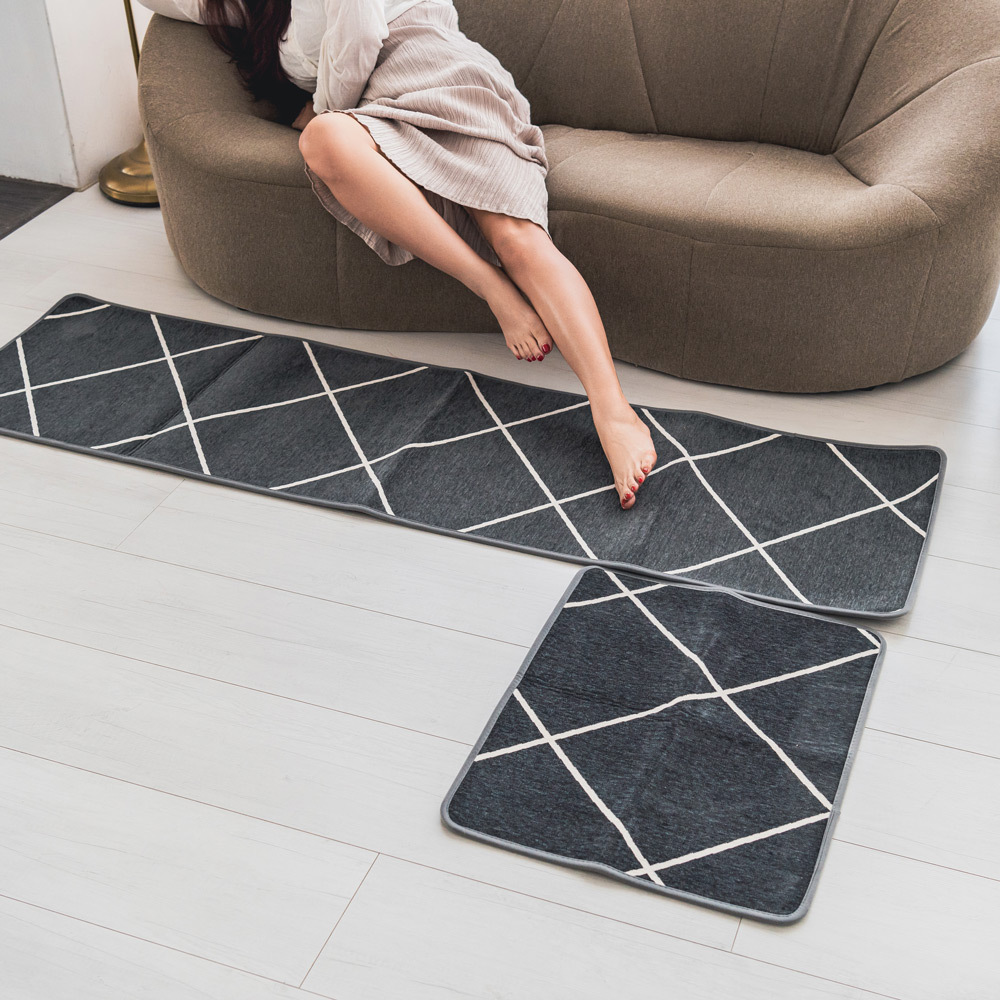 台灣 Dayneeds｜品味典雅風 混紡[長短]地墊