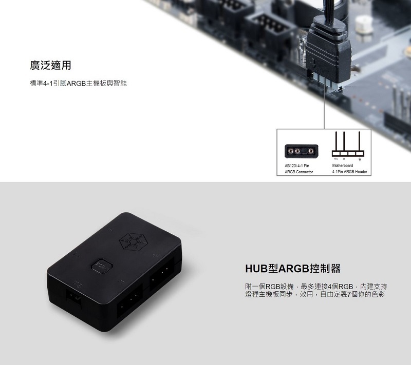 米特3C數位–SilverStone 銀欣 Air Blazer 120i Lite 三合一 ARGB 風扇組
