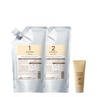 Milbon Cronna Treatment 1 to 3 Step Set鎖色全效髮廊護理組合