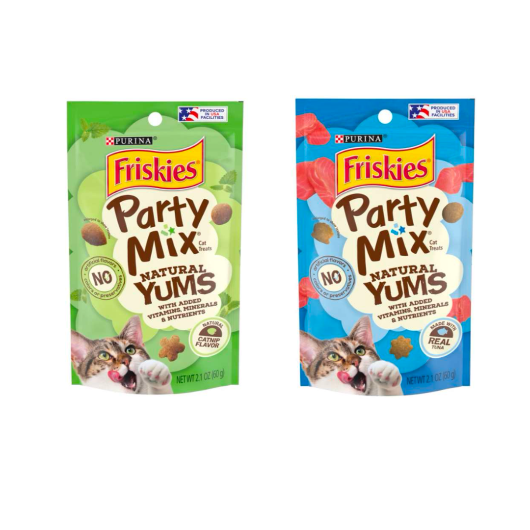 Friskies® Party Mix NATURAL YUM [貓草/吞拿魚] 2.1OZ