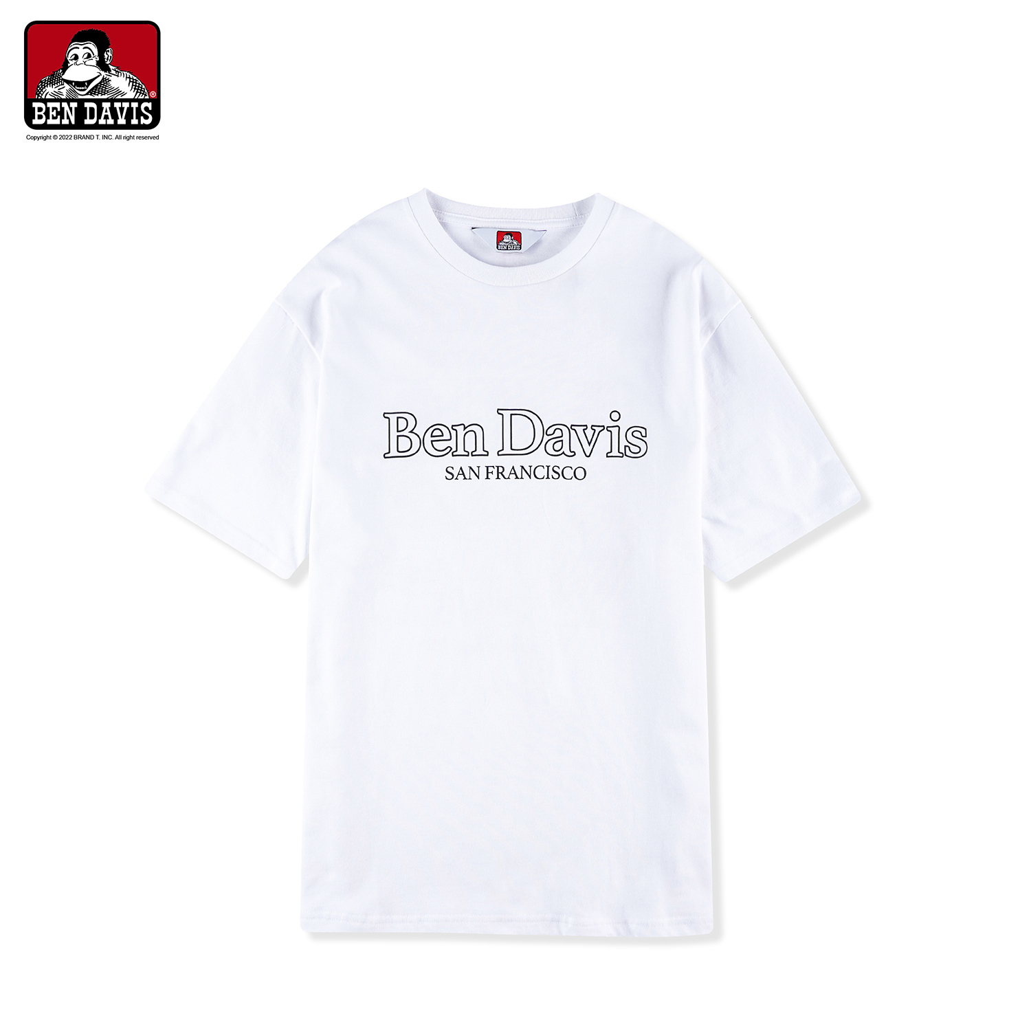 【 BEN DAVIS | 背面九宮格圖短TEE - 2色 】