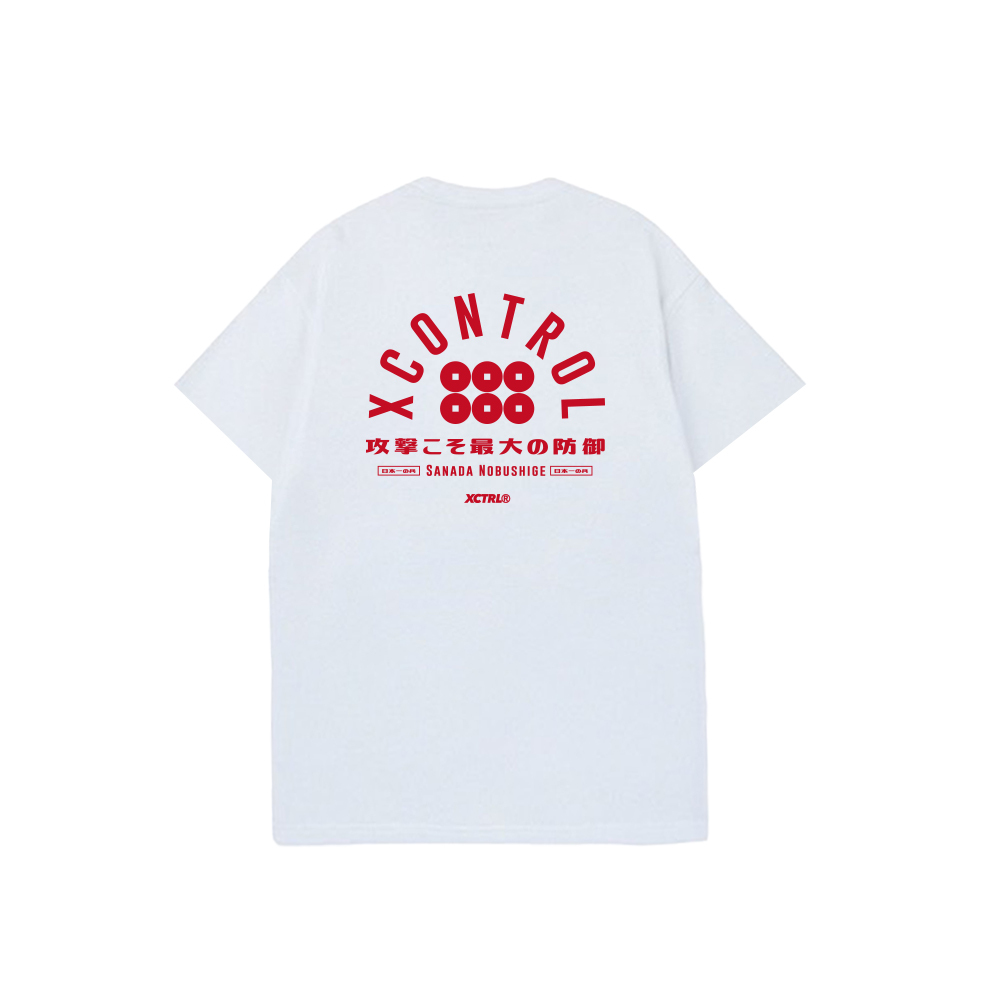 XCTRL 真田日本第一兵短T-白