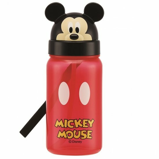Skater 立體造型吸管水樽350ml Mickey Mouse