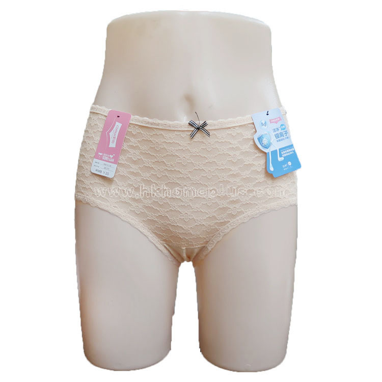 4條裝 彩田: 女裝厘士中腰內褲