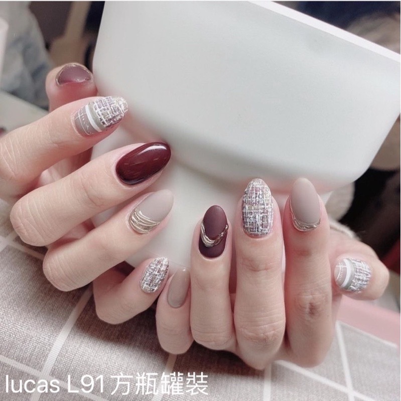 LUCAS方瓶極細拉線膠《白/黑/咖/藍/乳》