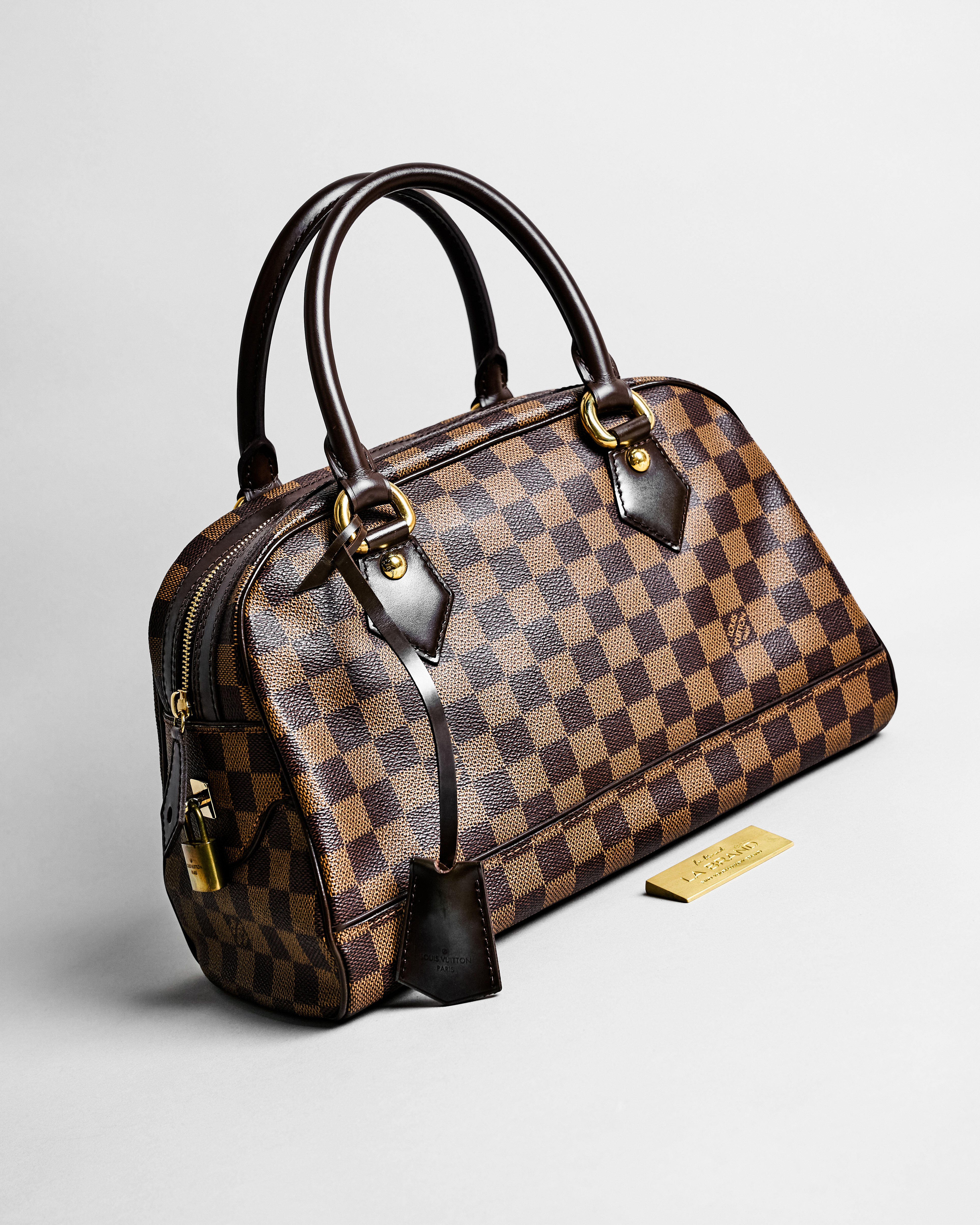 Louis Vuitton Damier Canvas Duomo Bowler Bag Louis Vuitton