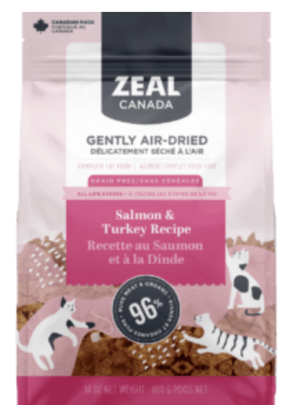 加拿大ZEAL 風乾三文魚火雞貓貓配方 14OZ