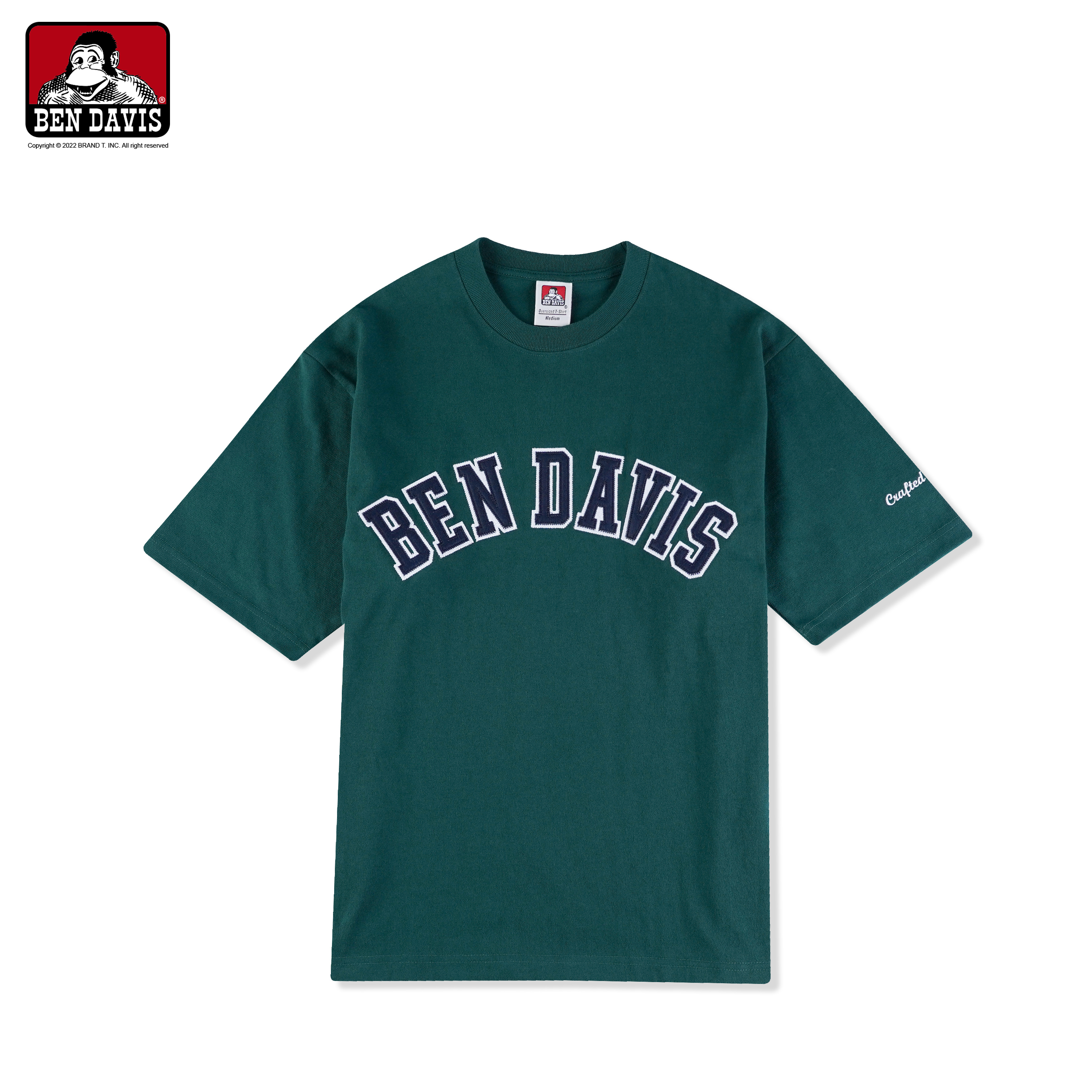 【 BEN DAVIS | 字母重磅寬鬆短TEE - 2色 】