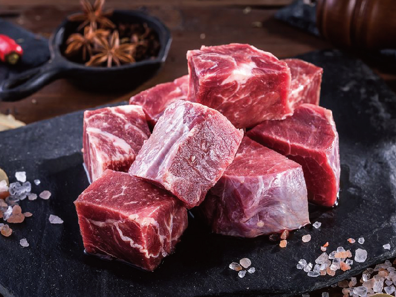 台灣純血黃牛-牛腩肉切塊