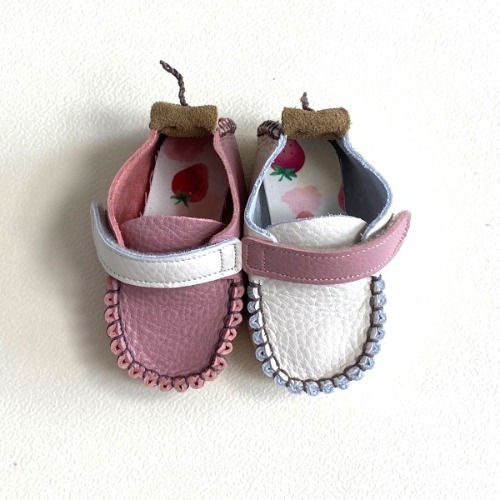 Velcro  Mismatch 奶油與粉