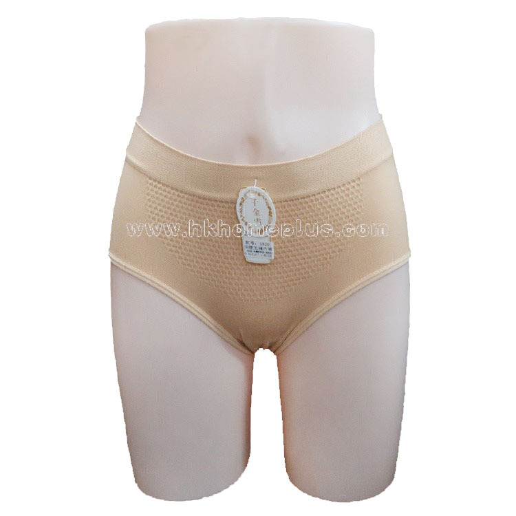 4條裝 千金雪: 低腰蜂巢格無縫內褲