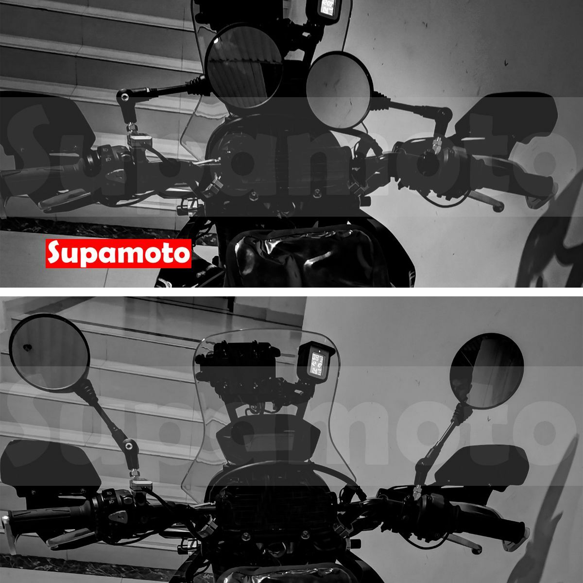 -Supamoto- M16 可折 越野 後視鏡 後照鏡 通用 改裝 復古 CT125 CUB 折疊 圓形