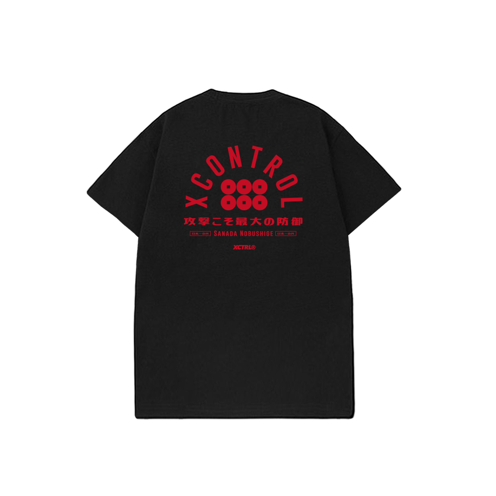 XCTRL 真田日本第一兵短T-黑