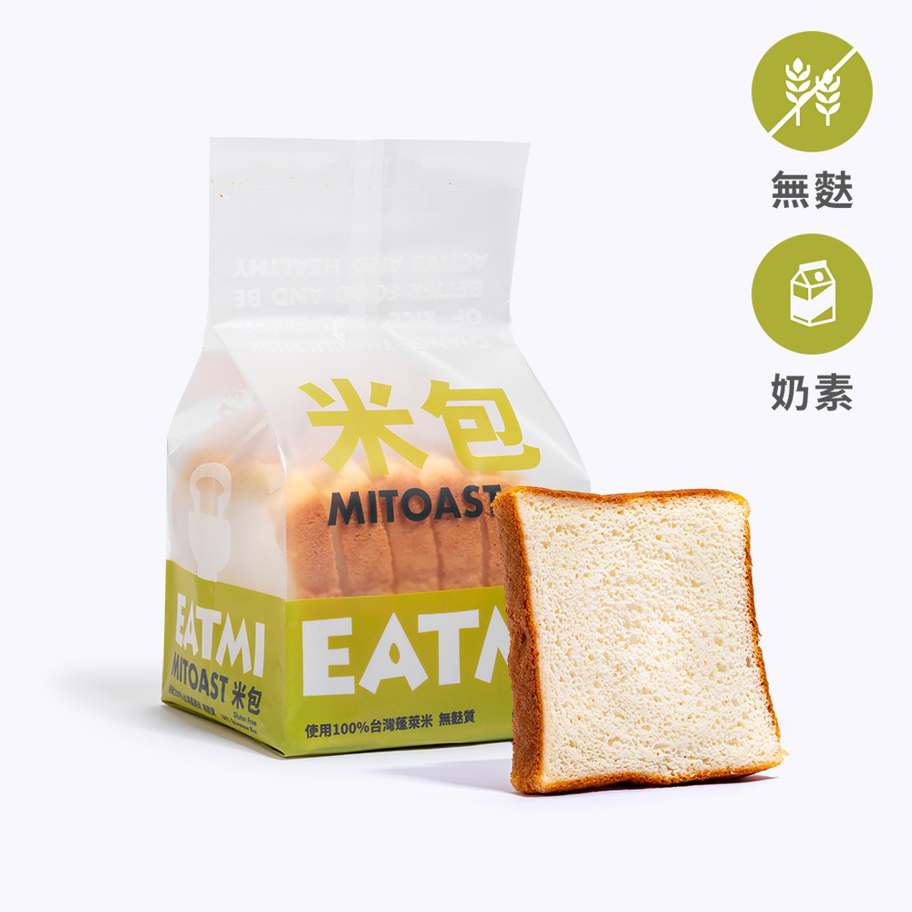 EATMI 奶素白米包(6片/袋)