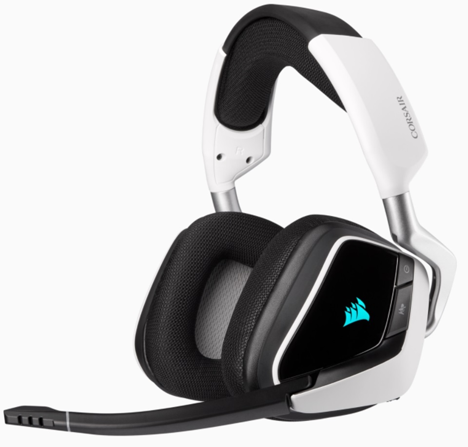 米特3C數位–Corsair 海盜船 VOID RGB ELITE Wireless耳麥/黑CA-9011201-AP/白CA-9011202-AP