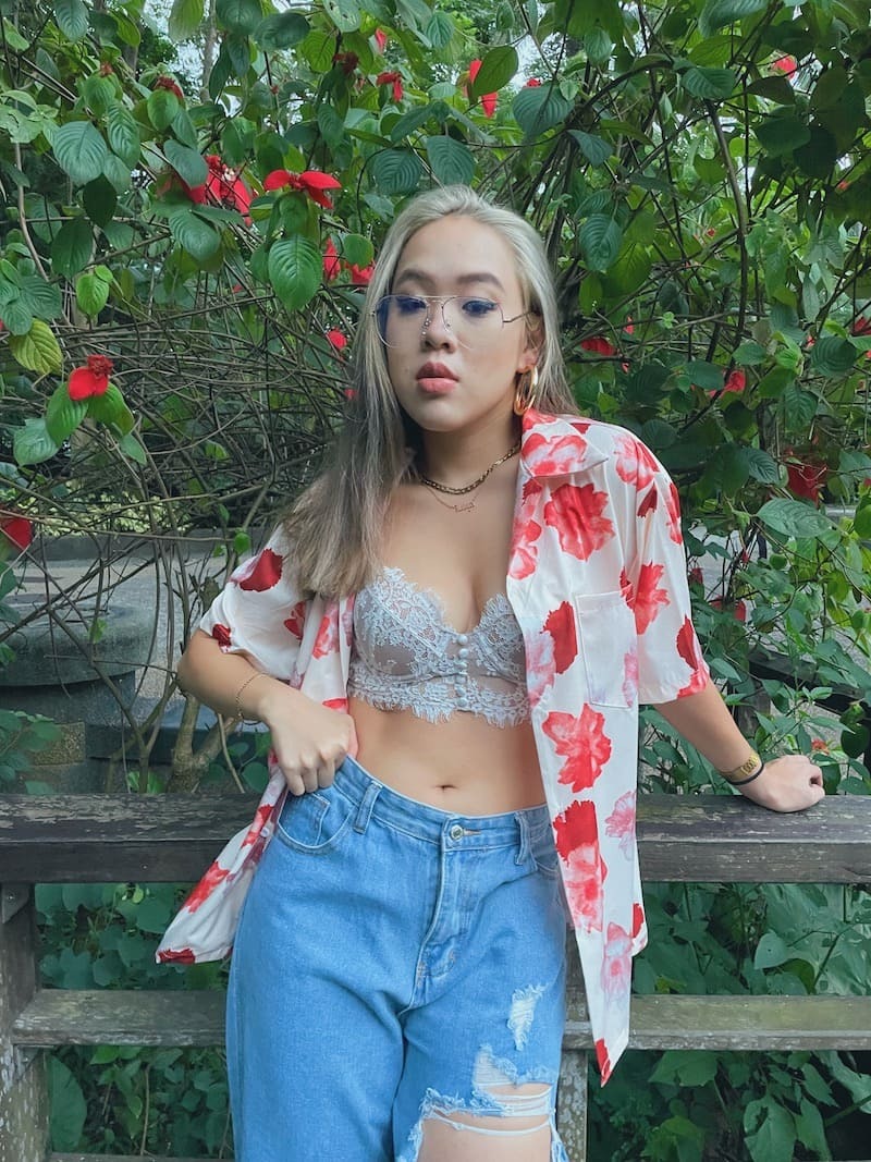 夏日玫瑰花襯衫