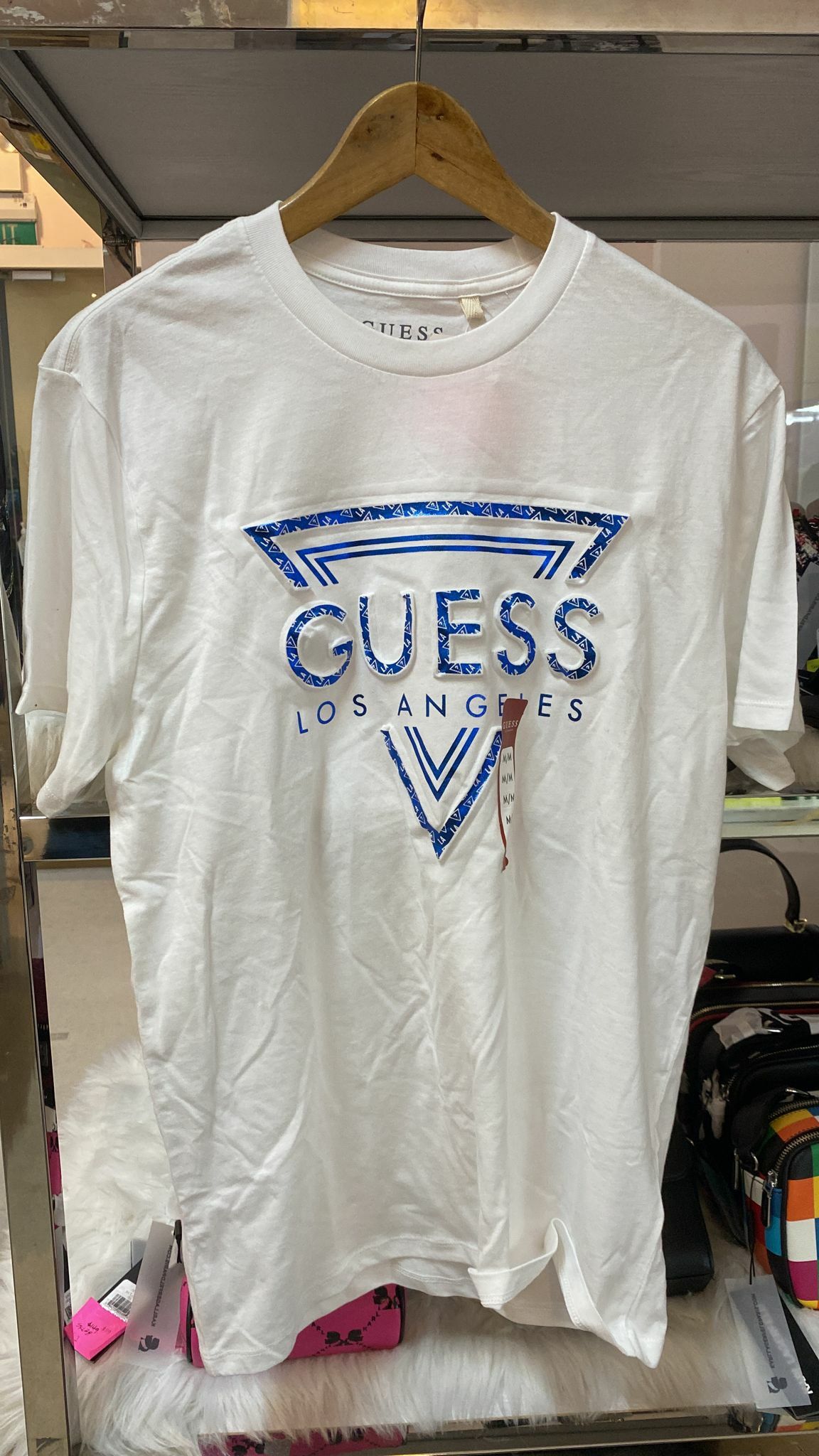 [S] GUESS MILIO LOGO CREW, WHITE, X2O118KAK97-WHITE (SGU39)