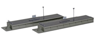 Kato 23-174 N Scale island platform end A