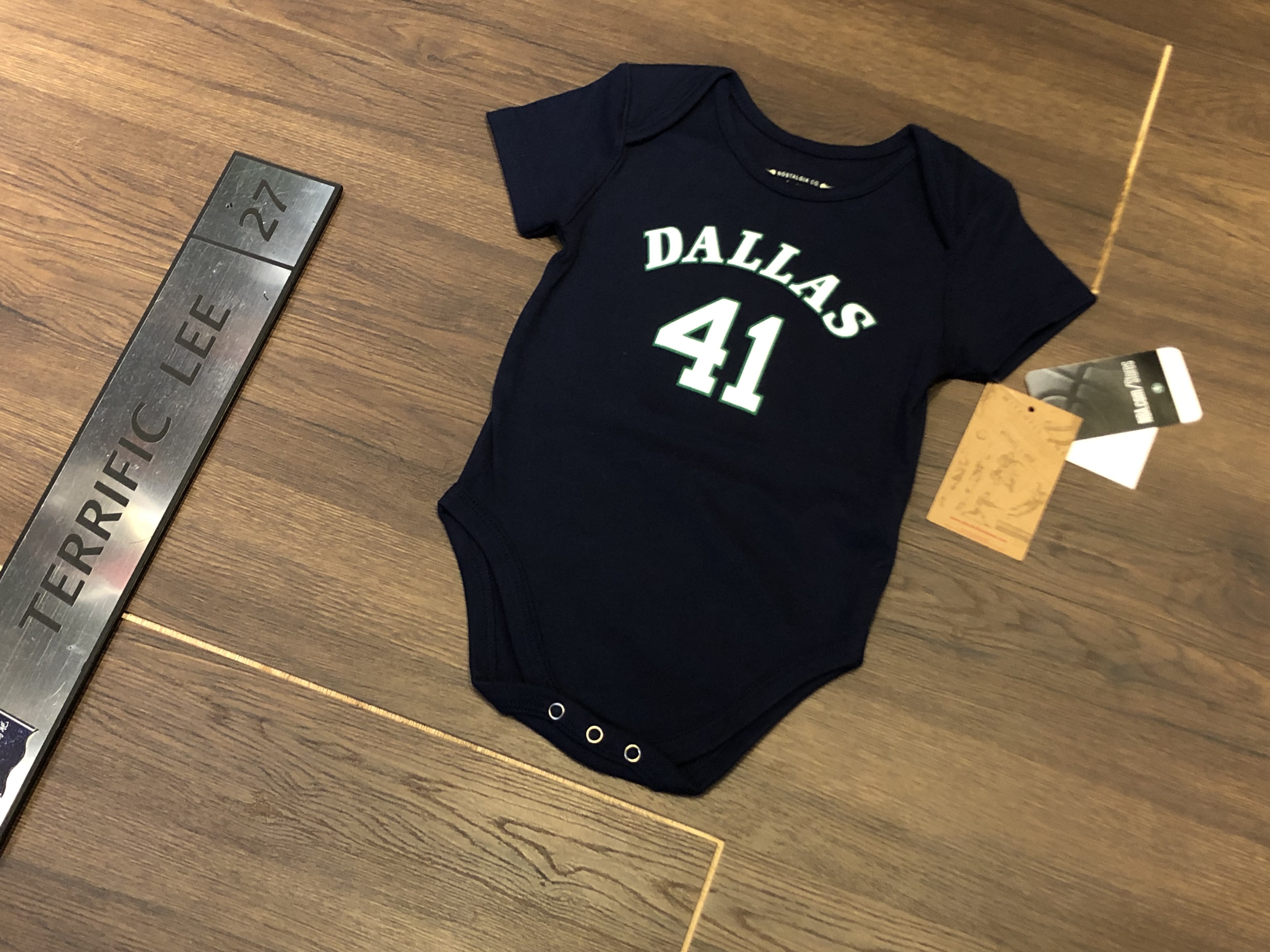 NBA球衣 Dirk Nowitzki 達拉斯小牛深藍 童裝 M&N 全新 包屁衣 非青年版