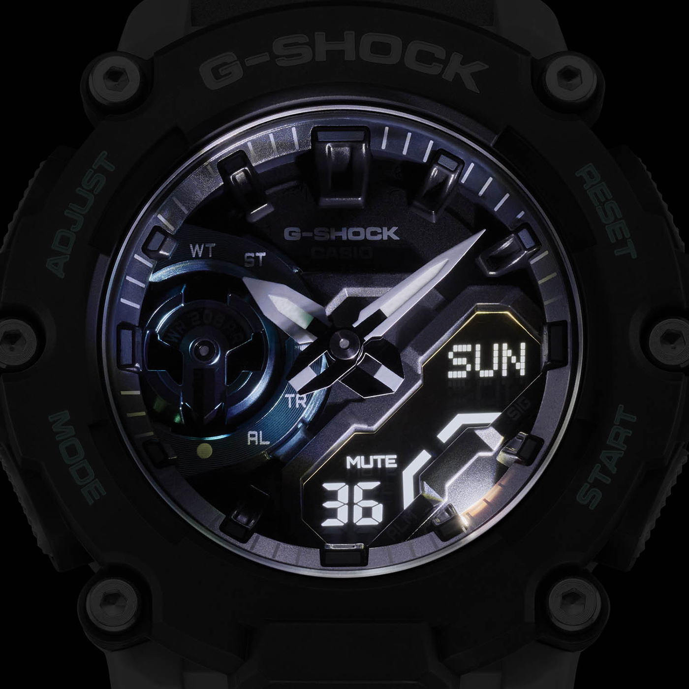 Casio G-Shock Carbon GA-2200BB-1A Black Men's Watch
