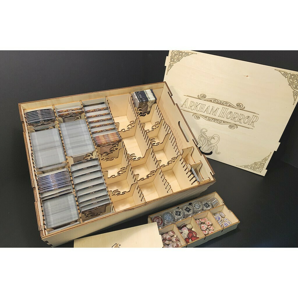 詭鎮奇談卡牌版 Arkham Horror The Card Game 豪華收納木箱【烏鴉盒子】