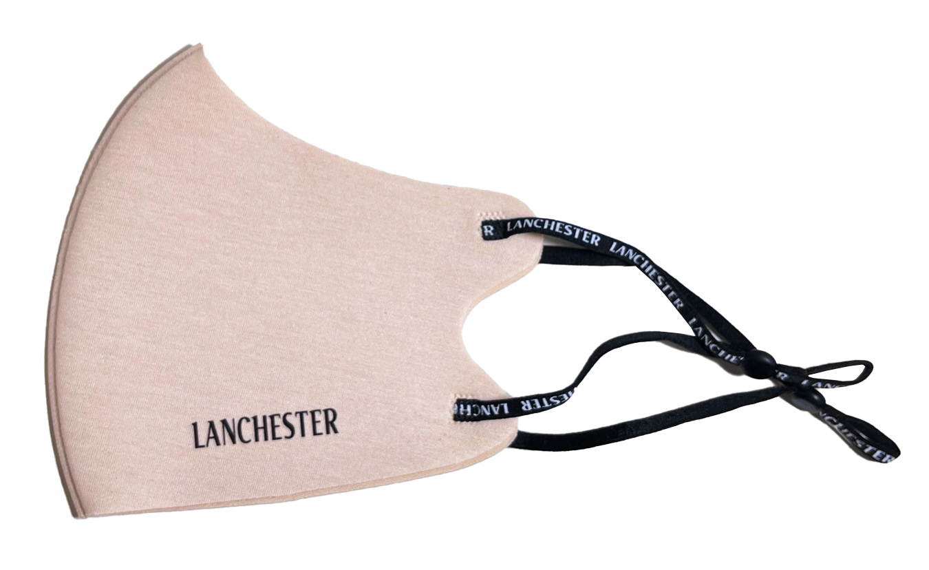 Lanchester 可重用銀離子抗菌布口罩(米白色)#成人#兩片裝#抗菌 #外出必備 #可重用 #布口罩 #銀離子