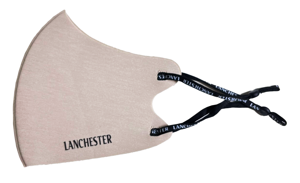 Lanchester 可重用銀離子抗菌布口罩(杏色)#成人#兩片裝#抗菌 #外出必備 #可重用 #布口罩 #銀離子