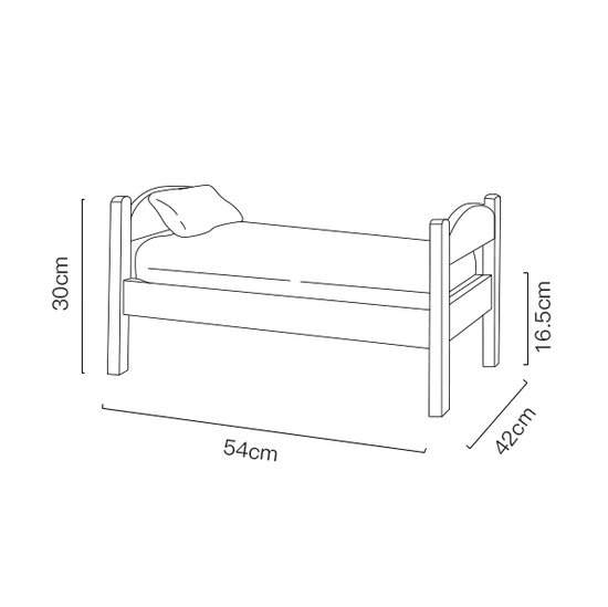 meoof 寵物木製可愛小床