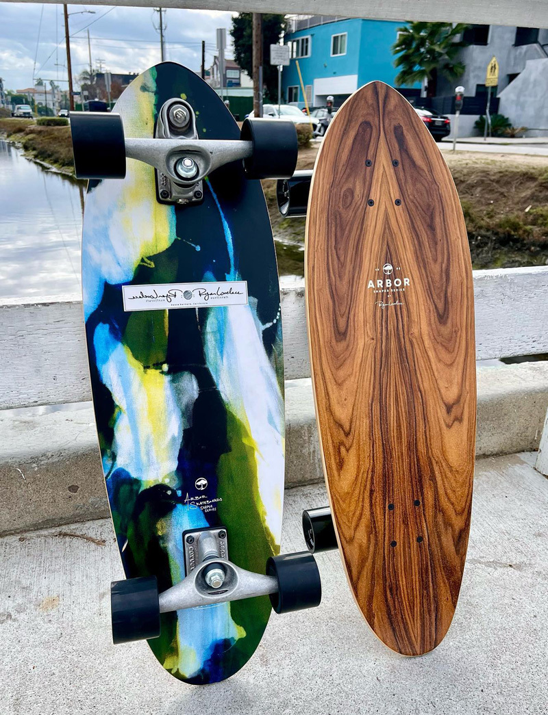 ARBOR X CARVER SURFSKATE SHAPER LOVELACE C7 COMPLETE SU