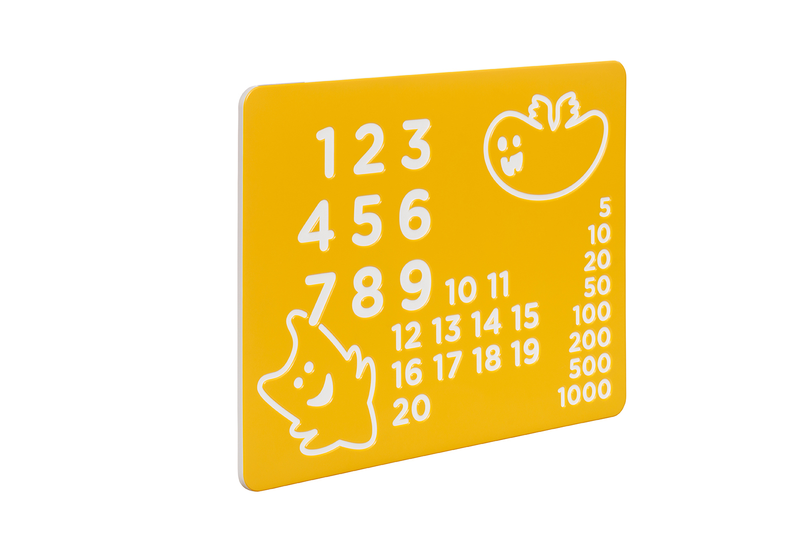 HDPE PLAY PANEL - NUMBERS (YELLOW)