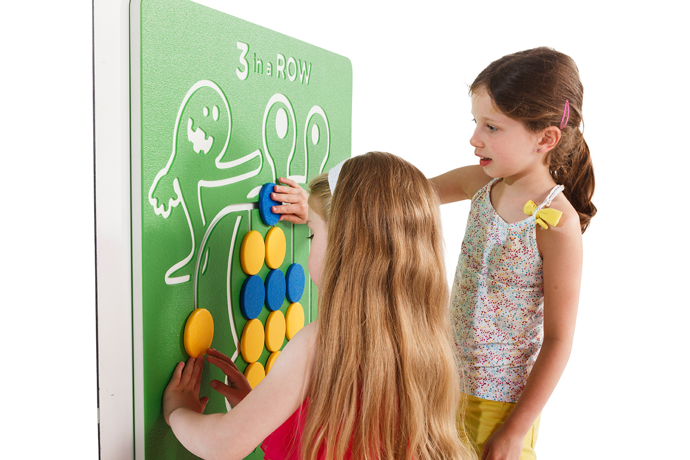 HDPE PLAY PANEL - 3 in a Row (GREEN)
