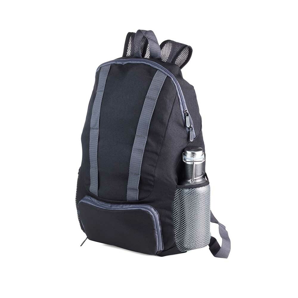 德國 TROIKA｜158公克超輕量摺疊收納背包(黑色)