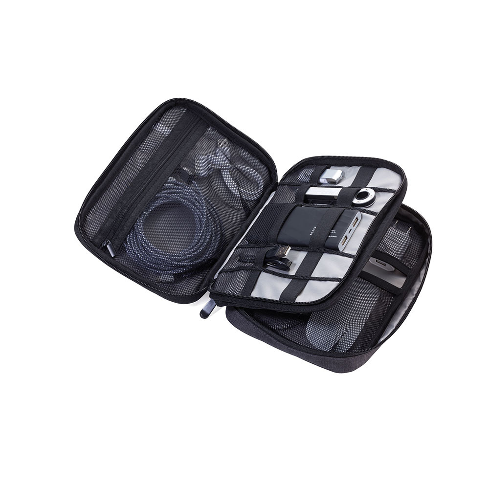 德國 TROIKA｜RFID 屏障3C 周邊配件收納旅行包