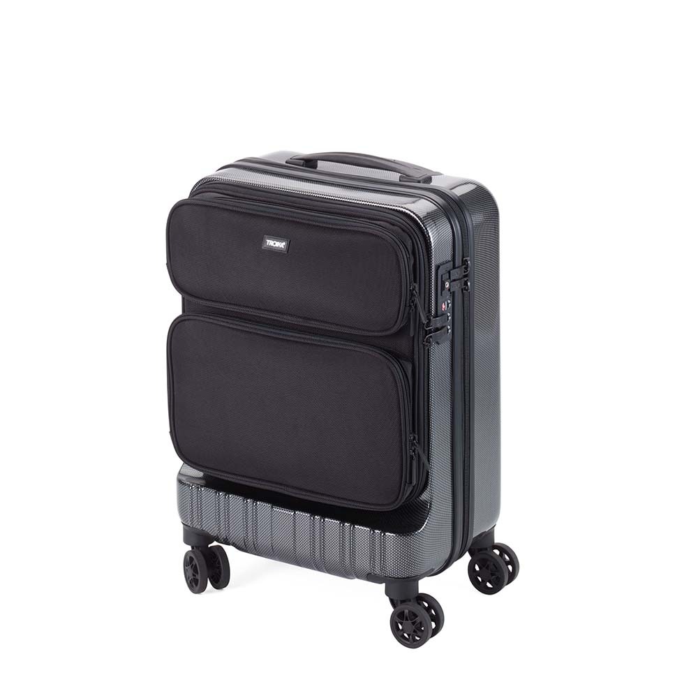 德國 TROIKA｜絕對商務前開式硬殼登機行李箱